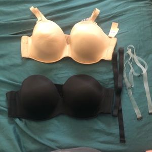 2 Lane Bryant cacique convertible bras 44D